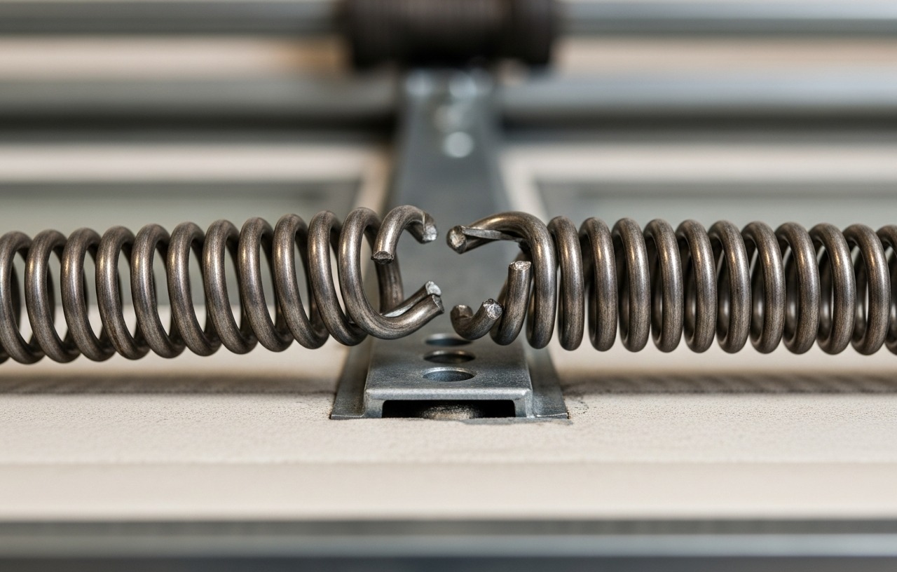 Broken Garage Door Spring: What to Do Right Now (And What Not To)