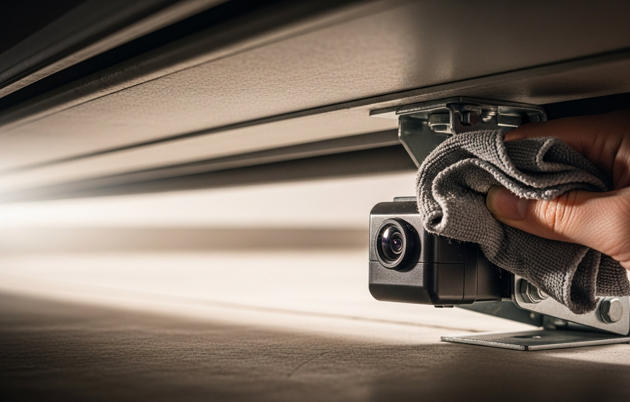 Cleaning Garage Door Sensors for Optimal Performance