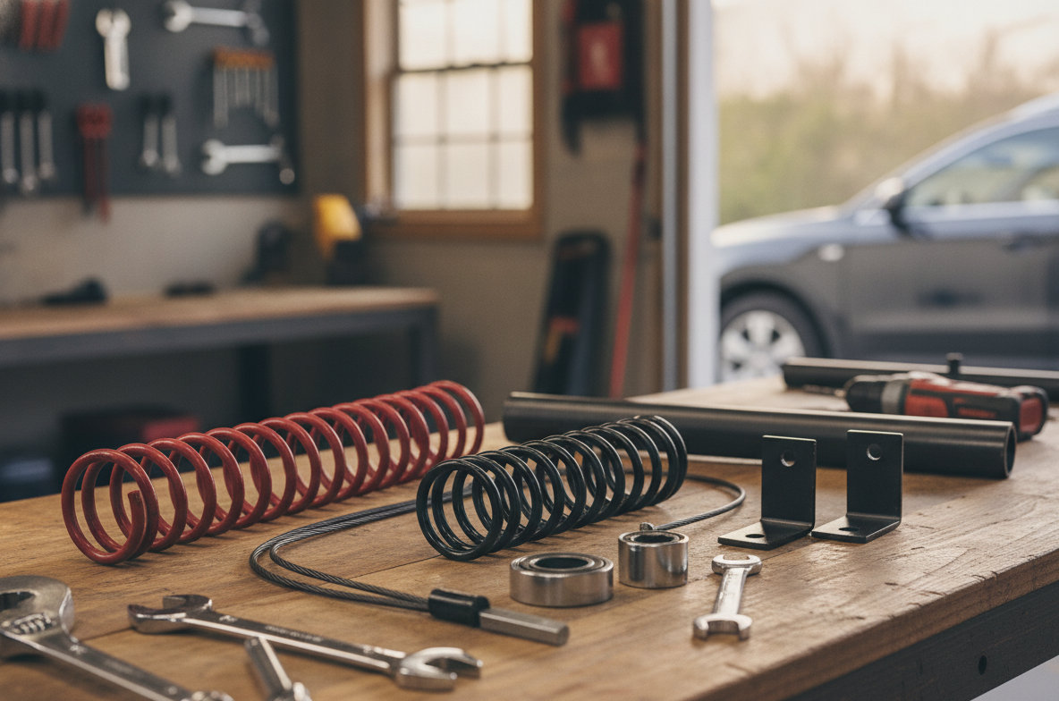 Garage Door Extension Spring Conversion to Torsion: DIY Guide