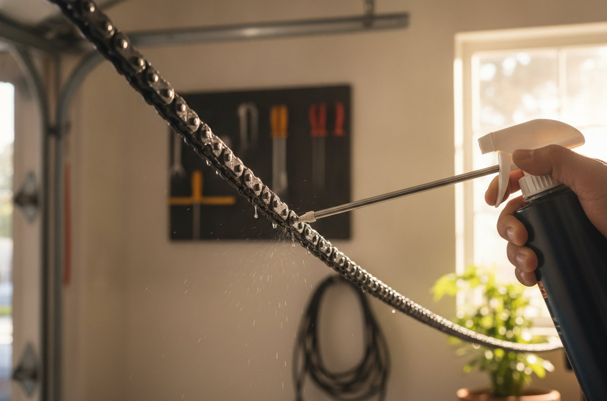 Lubricating Your Garage Door Opener Chain for Smooth Operation